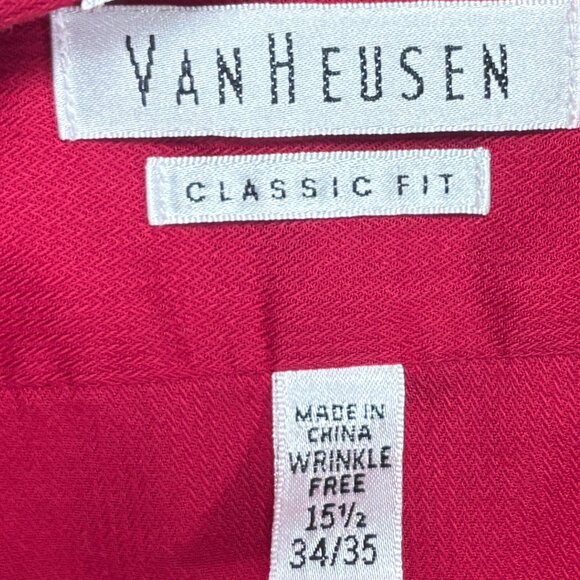 Van Heusen Classic Fit - Men's 15.5 34/35 Dress Shirt - Preowned - 2073 - Picture 2 of 3